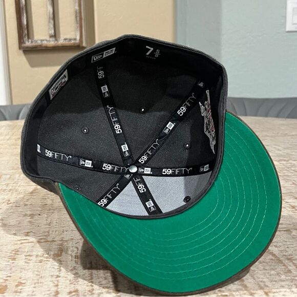 Cincinnati Reds New Era 59Fifty Wool Heather Grey Hat - Picture 8 of 9